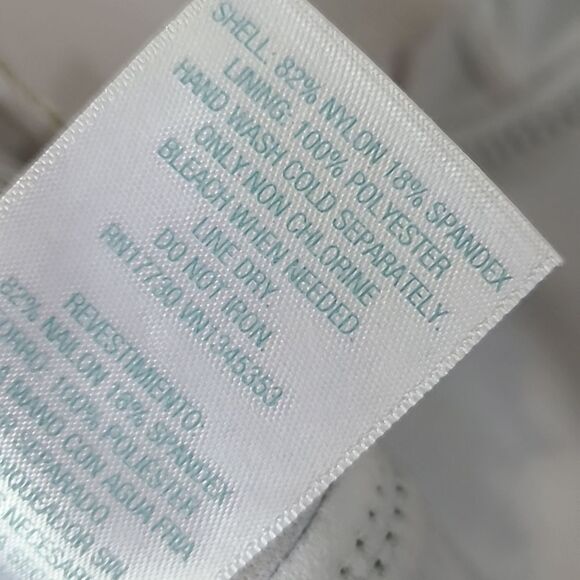 Kona Sol Twist Front Halter One-Piece Swimsuit Floral Print Small Bathing Suit - Picture 6 of 10